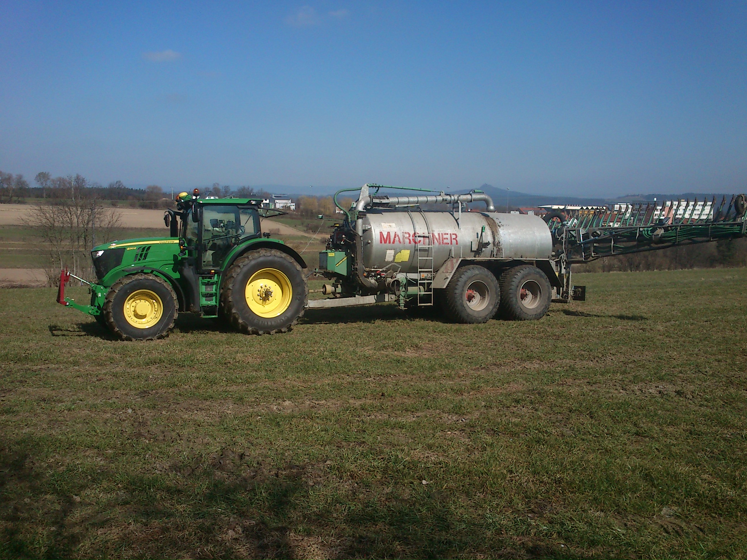 Schleppschuhausbringung